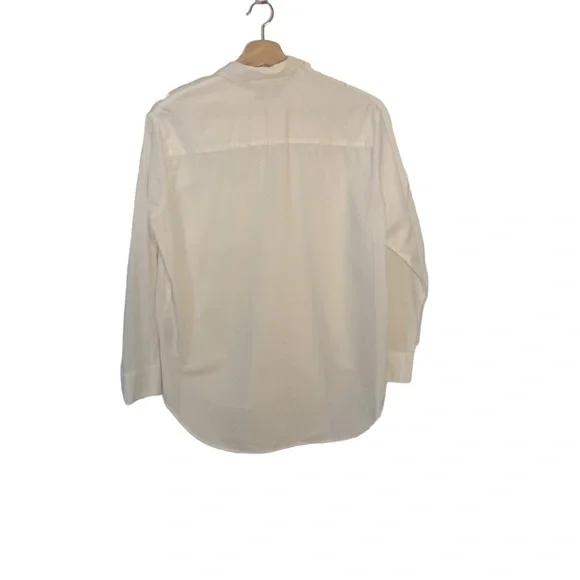 Madewell White Button Down Long Sleeve Top Womens Size Small - Picture 2 of 11